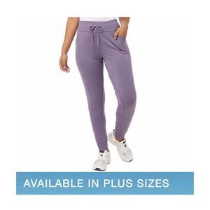 32 Degrees Side Pocket Jogger Heather Violet XXL Soft Stretch NWT Comfortable